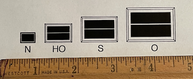 4 window sizes printed
