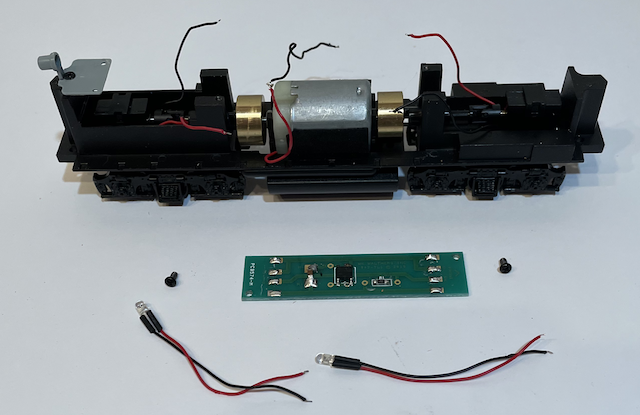 PCB removed