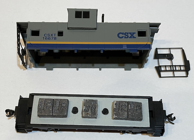 caboose with weight