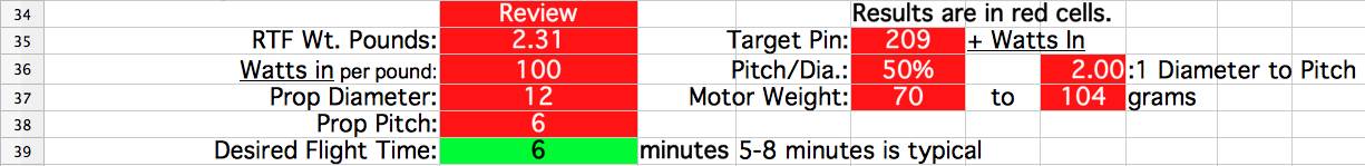 Pitch speed conformation table