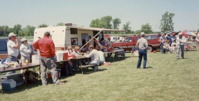 photo of registration table area