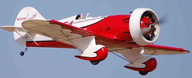 Gee Bee In Flight