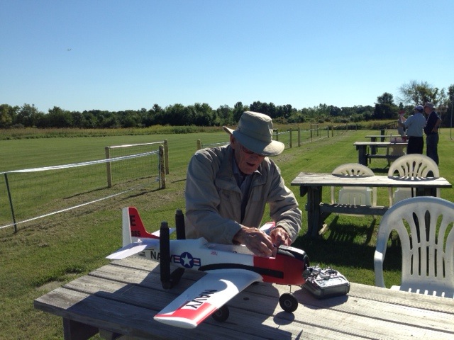 Bill Brown and his T-28